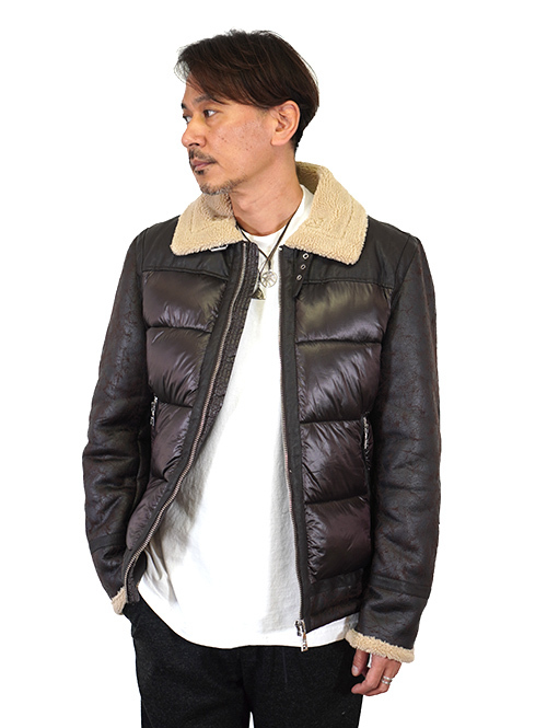 SSEINSE インサレーション ダウン ボア ジャケット - Brown