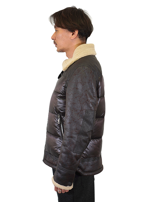 SSEINSE インサレーション ダウン ボア ジャケット - Brown