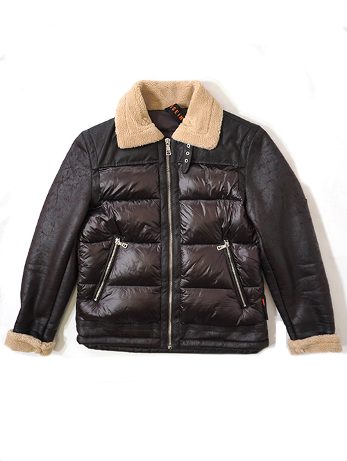SSEINSE インサレーション ダウン ボア ジャケット - Brown