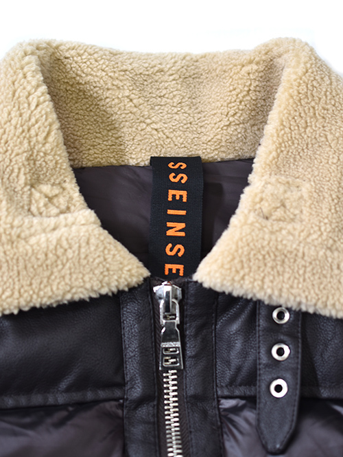 SSEINSE インサレーション ダウン ボア ジャケット - Brown