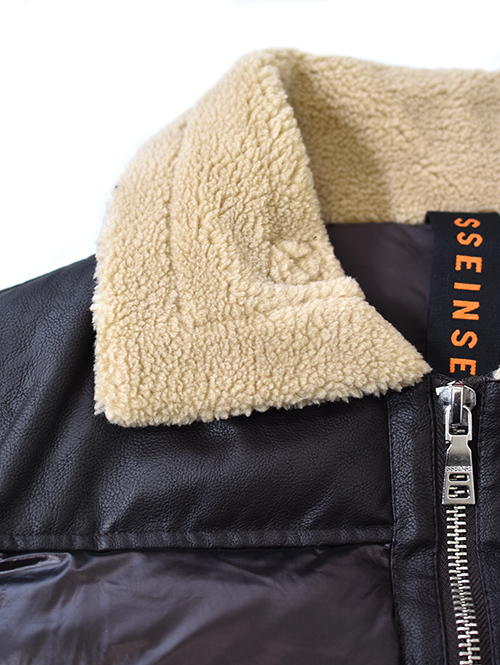 SSEINSE インサレーション ダウン ボア ジャケット - Brown