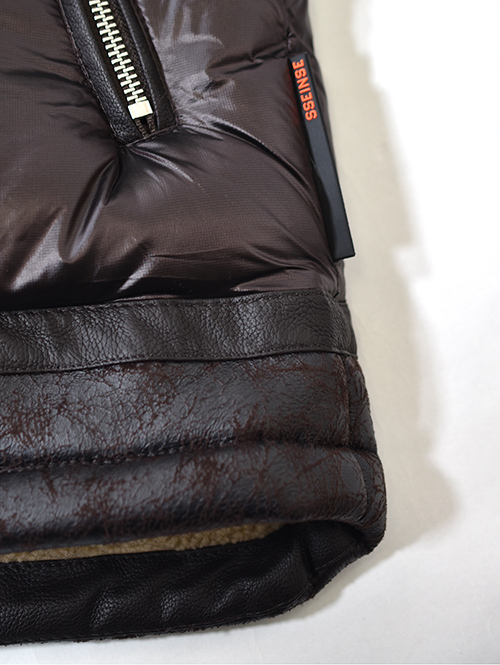 SSEINSE インサレーション ダウン ボア ジャケット - Brown