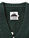 HIMALAYAN CLIMBER'S HANDKNIT Jacket- Green 