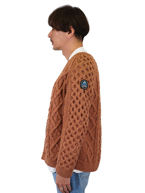 HIMALAYAN CLIMBER'S HANDKNIT - Brown