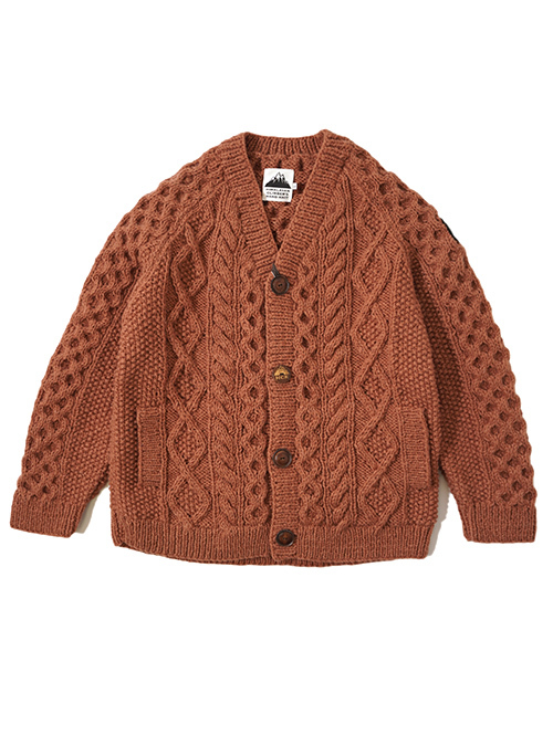 HIMALAYAN CLIMBER'S HANDKNIT - Brown