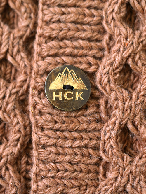 HIMALAYAN CLIMBER'S HANDKNIT - Brown