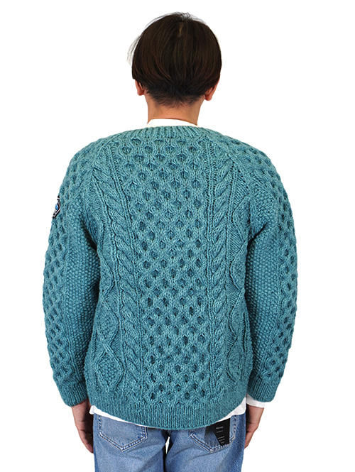 HIMALAYAN CLIMBER'S HANDKNIT - Turquoise
