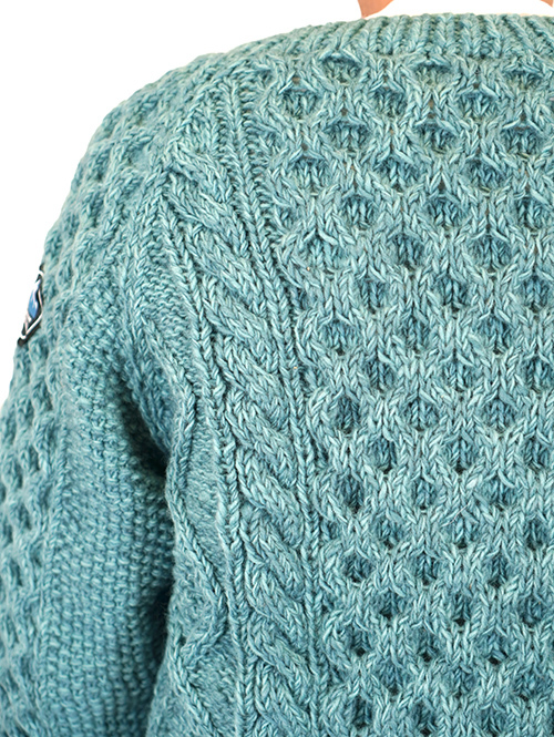 HIMALAYAN CLIMBER'S HANDKNIT - Turquoise