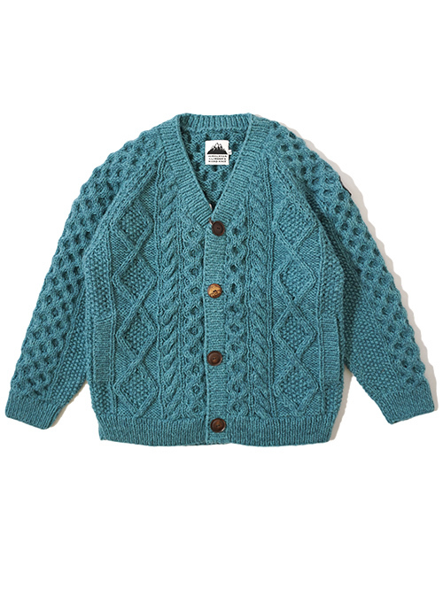 HIMALAYAN CLIMBER'S HANDKNIT - Turquoise