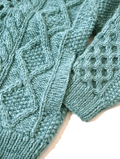 HIMALAYAN CLIMBER'S HANDKNIT - Turquoise