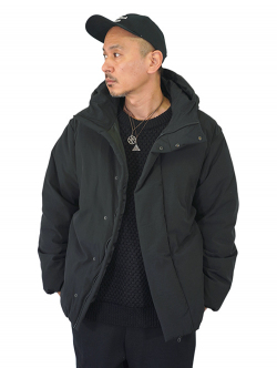 LA MOND HOODIE DOWN JACKET - Black