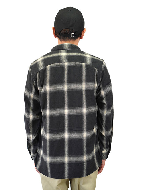 FIVE BROTHERS 「SAFARI」掲載 オンブレチェックシャツ - Black
