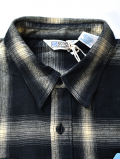 FIVE BROTHERS 「SAFARI」掲載　オンブレチェックシャツ - Black