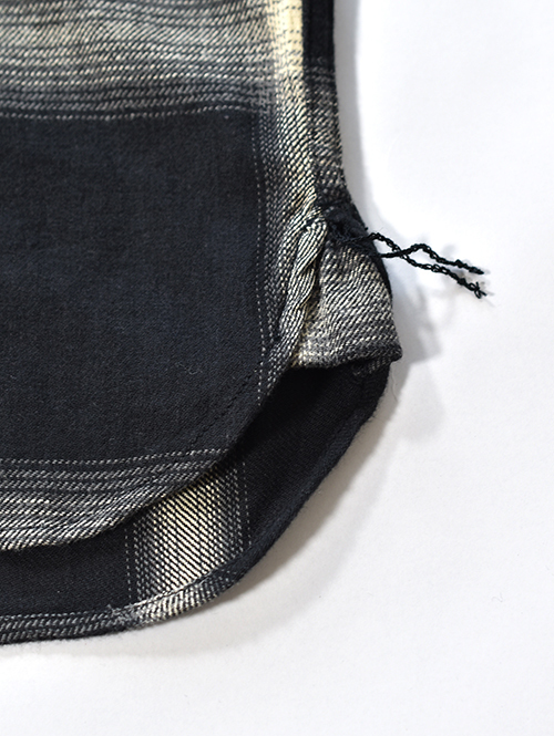FIVE BROTHERS 「SAFARI」掲載 オンブレチェックシャツ - Black