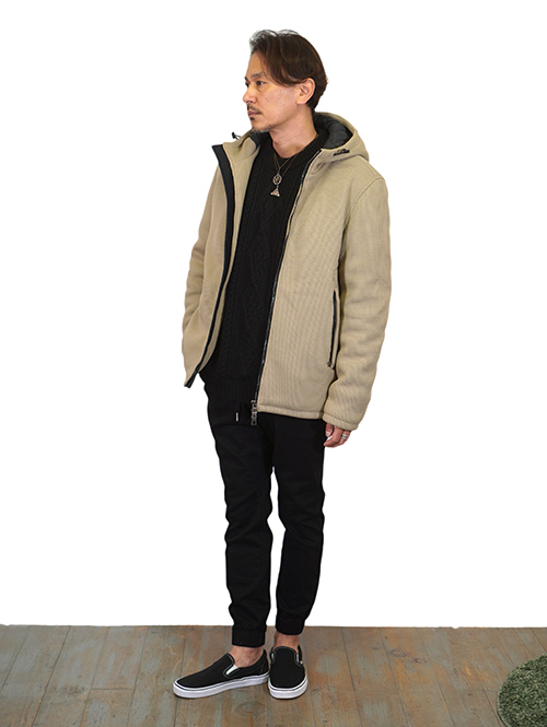 SSEINSE インサレーションフード ジャケット Khaki
