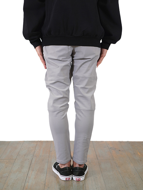 SERGEANT No.63003 メリルハイテンション サイドライン ジップポケジョグパンツ Grey