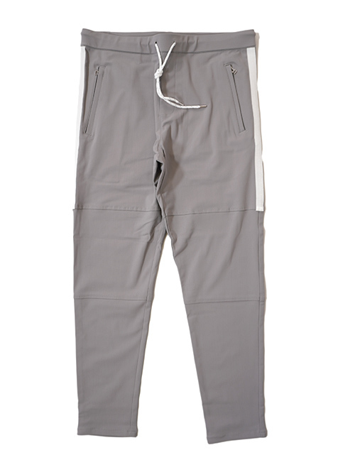 SERGEANT No.63003 メリルハイテンション サイドライン ジップポケジョグパンツ Grey