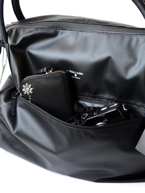 SQUALO WORKS ハイファンクションバッグ Black