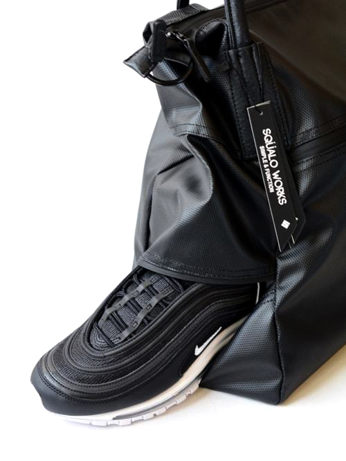 SQUALO WORKS ハイファンクションバッグ Black