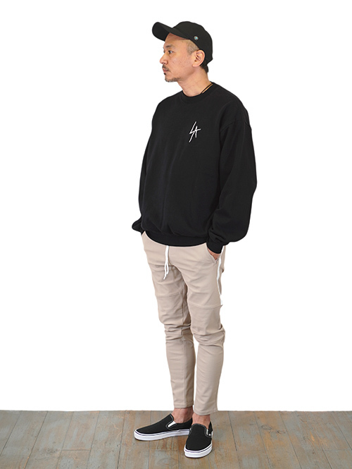 SERGEANT No.63003 メリルハイテンション サイドライン ジップポケジョグパンツ Biege 再入荷