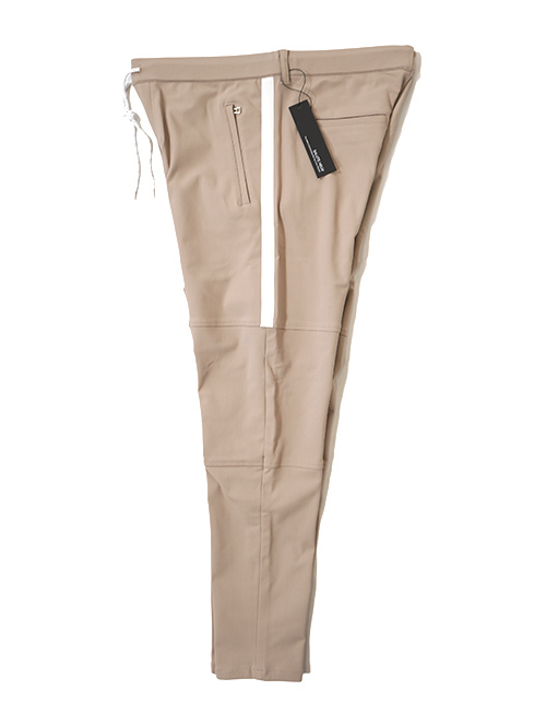 SERGEANT No.63003 メリルハイテンション サイドライン ジップポケジョグパンツ Biege 再入荷
