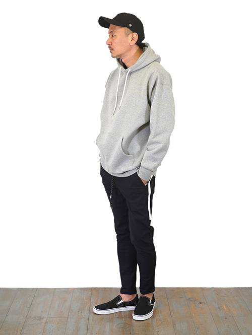 SERGEANT No.63003 メリルハイテンション サイドライン ジップポケジョグパンツ Black 再入荷