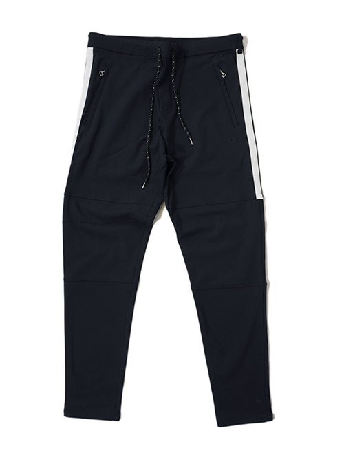 SERGEANT No.63003 メリルハイテンション サイドライン ジップポケジョグパンツ Black 再入荷