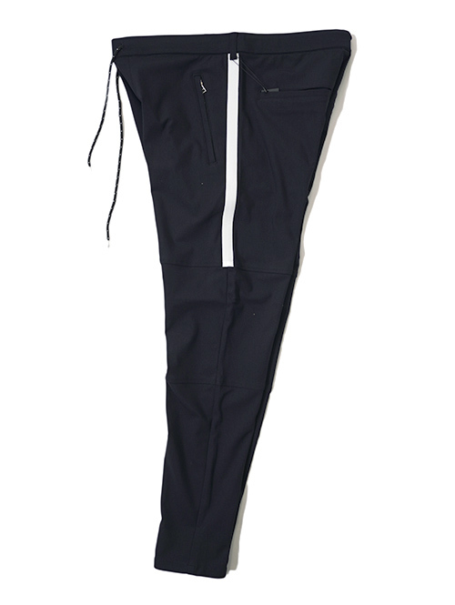 SERGEANT No.63003 メリルハイテンション サイドライン ジップポケジョグパンツ Black 再入荷