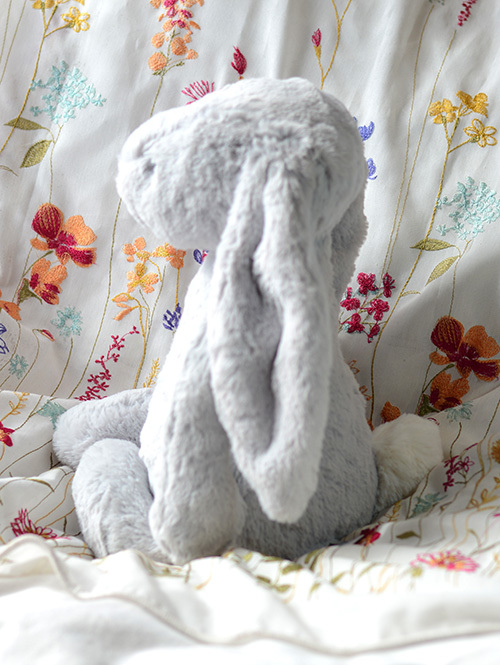 【36㎝ Lサイズ】Jellycat Bashful Silver Bunny　Large  バシュフル バニー　シルバー バニー 銀色 うさぎ ぬいぐるみ