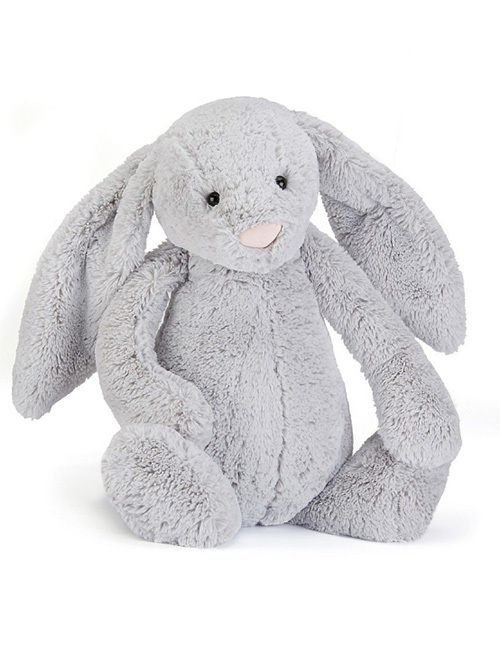 【36㎝ Lサイズ】Jellycat Bashful Silver Bunny　Large  バシュフル バニー　シルバー バニー 銀色 うさぎ ぬいぐるみ