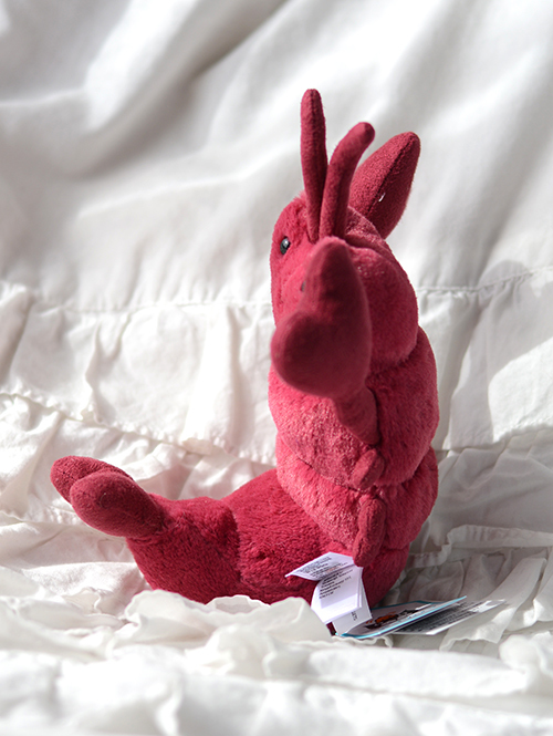 JELLY CAT - 新品　ジェリーキャット　エビ　ロブスター　lobster 海　生き物　ぬいぐるみ Jellycat(ジェリーキャット）Larry Lobster M ロブスター 海老