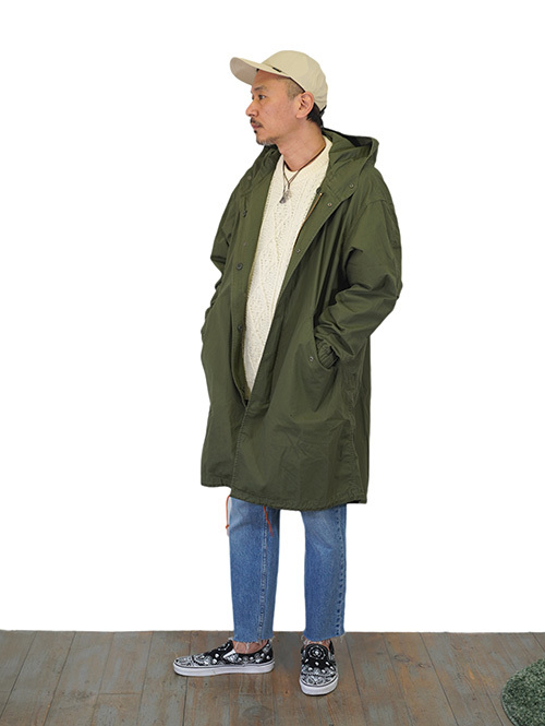 CAL O LINE 雑誌「Safari」掲載 SHELL PARKA M-51