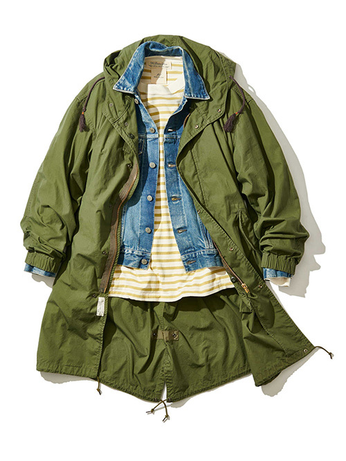 CAL O LINE 雑誌「Safari」掲載 SHELL PARKA M-51