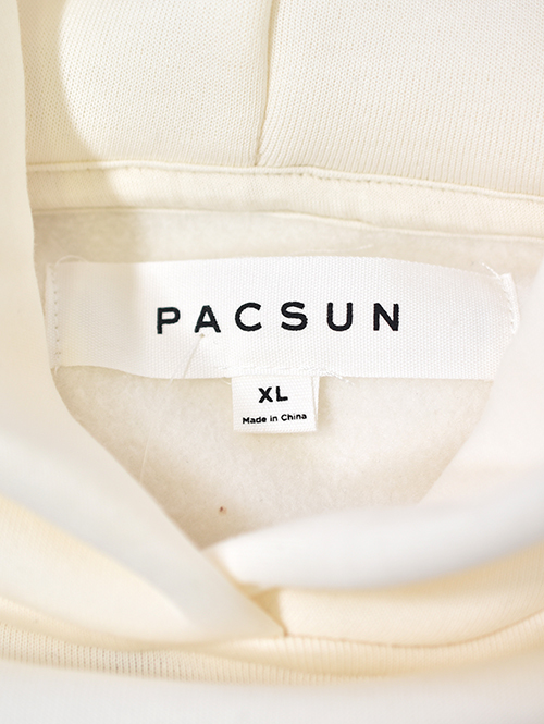 PacSun PacSun Off White Solid Hoodie