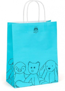 Jellycat Blue Paper ジェリーキャット　紙袋　