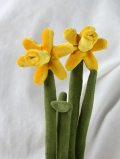 Amuseable Daffodil お花の縫いぐるみ　水仙　花　ぬいぐるみ　鉢植え
