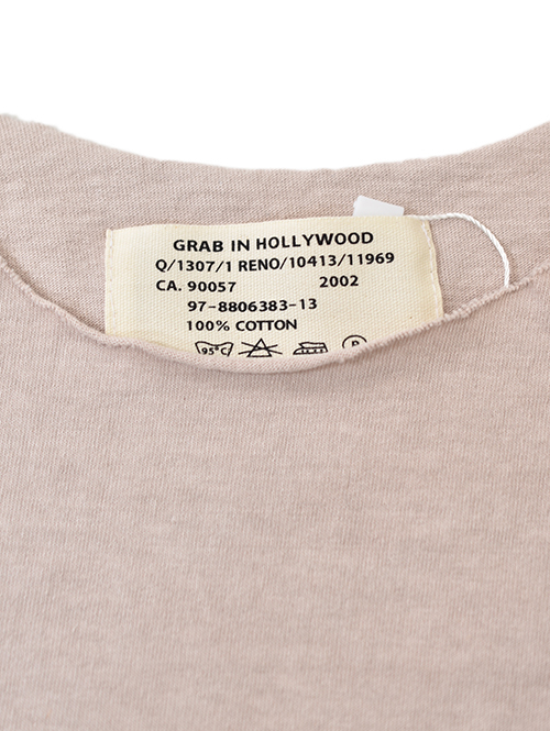 Grab in hollywood Heavy Weight Bracelet Sleeve(Rilax Fit) Pink Beige