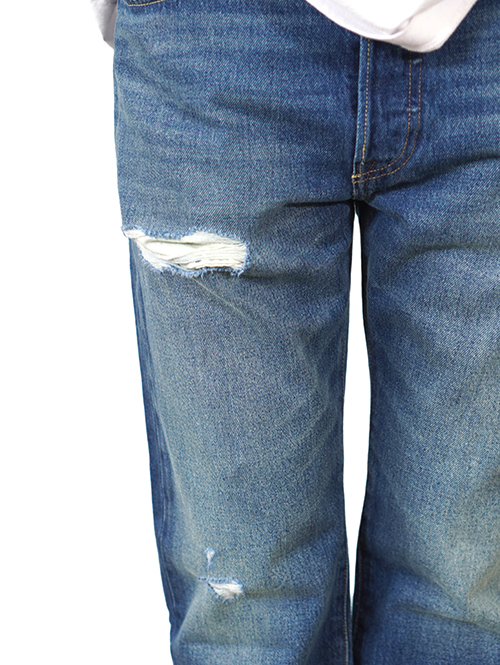 Levi's 501 150th Mid Indigo Worn in
