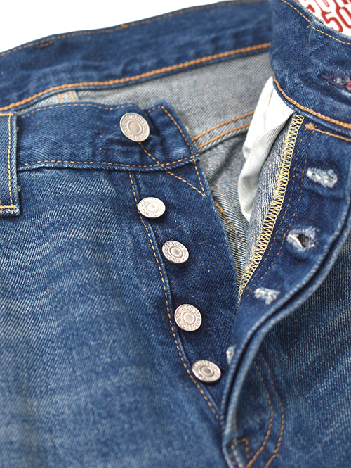 Levi's 501 150th Mid Indigo Worn in