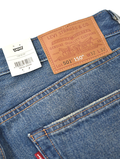 Levi's 501 150th Mid Indigo Worn in