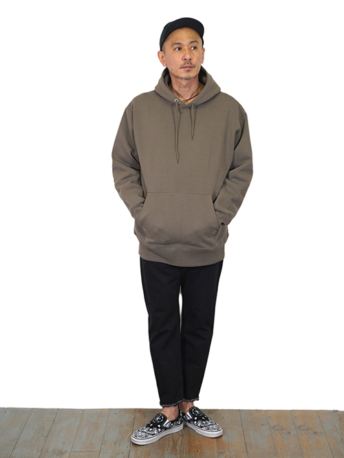 GOAT 15.5oz FLEECE PULL OVER HOODIE - O.D