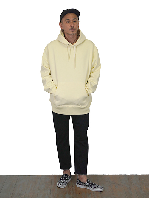 GOAT 15.5oz FLEECE PULL OVER HOODIE - Castard