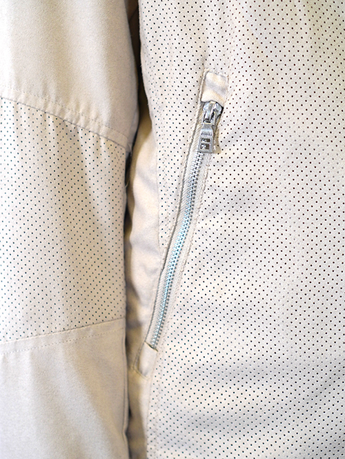 SSEINSE シングルライダース パンチングフェイクレザー Beige