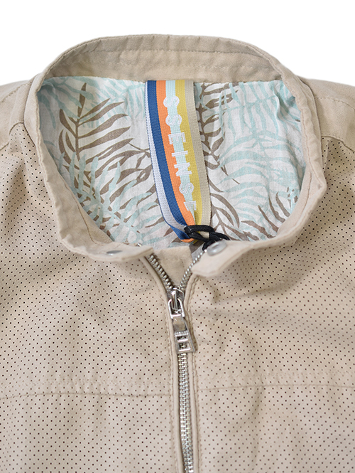 SSEINSE シングルライダース パンチングフェイクレザー Beige