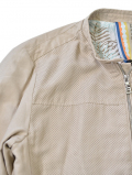SSEINSE シングルライダース　パンチングフェイクレザー Beige
