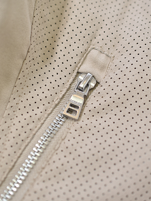 SSEINSE シングルライダース パンチングフェイクレザー Beige