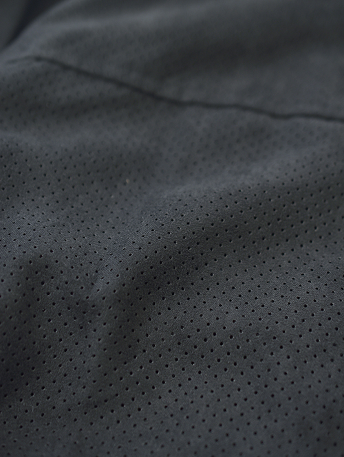 SSEINSE シングルライダース パンチングフェイクレザー Black