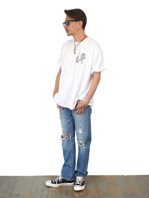 Levi's 501 150th Mid Indigo destructed Restock