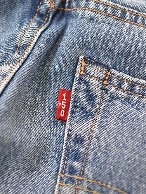 Levi's 501 150th Mid Indigo destructed Restock