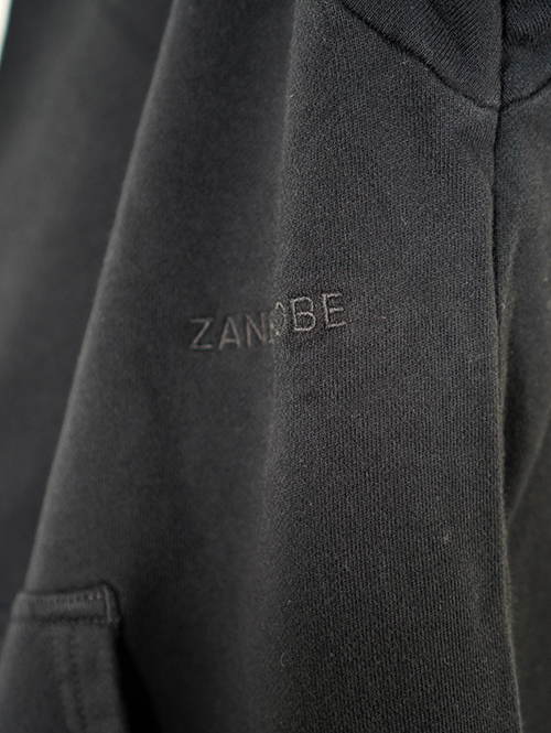 ZANEROBE orgo LOWGO HOOD SWEAT - Black